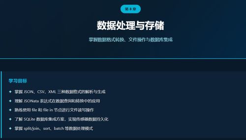 物联网node red开发教程 第8章数据处理与存储